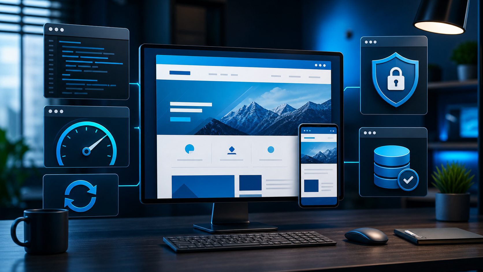 WordPress website maintenance, security and performance